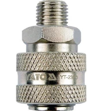 Szybkozłącze gniazdo D gwint zewn. 1/2 mm