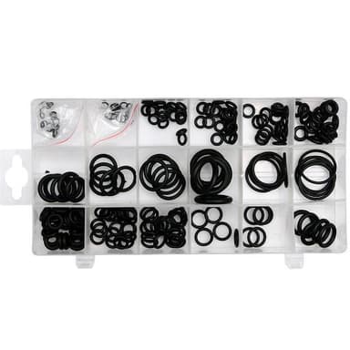 Zestaw o-ringów gumowych 225 szt