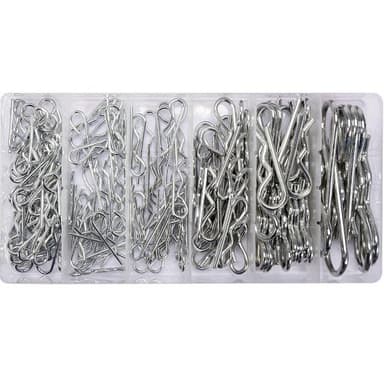 Zestaw zawlczek sprężystych mix 150 szt
