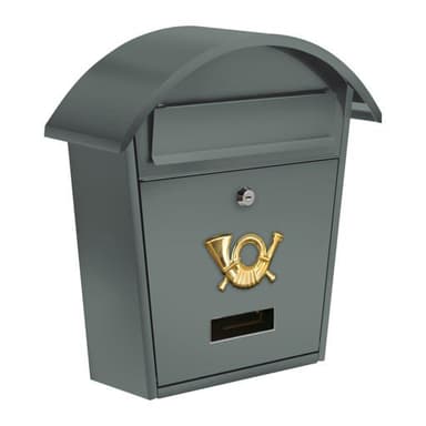Skrzynka na listy grafitowy 380x320x105mm
