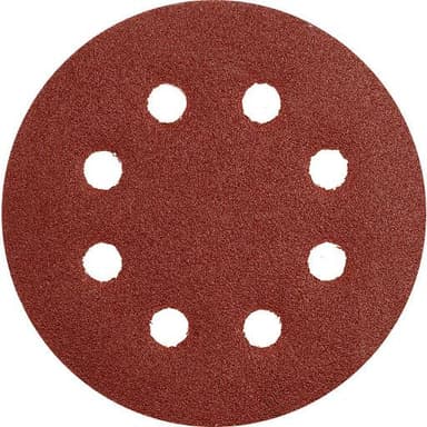 Krążek ścierny na rzep z otworami gr.100 115mm 5szt