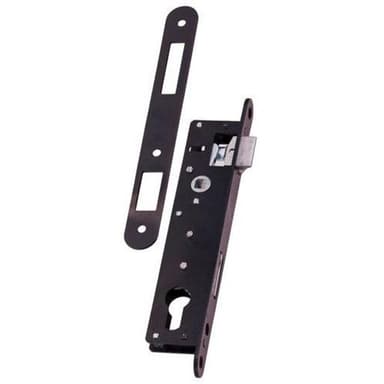 Zamek wąski wpuszczany zapadkowy na wkładkę 90/22mm uniwersalny