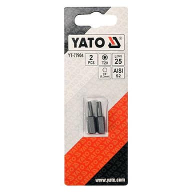 Końcówki wkrętakowe torx TX20x25mm 2szt bity