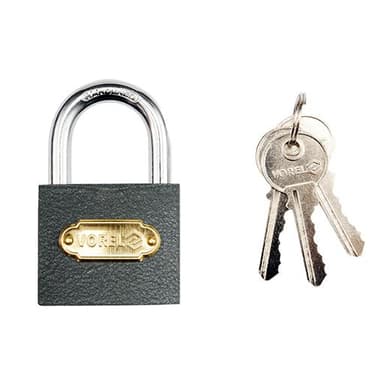 Kłódka żeliwna 50mm szara