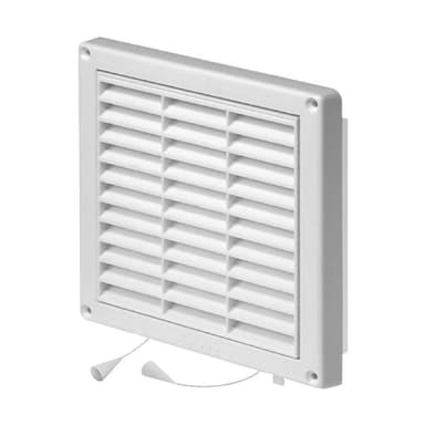Kratka wentylacyjna żaluzja sznurek 14x14cm fi100 biała