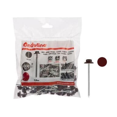Ondufix gwóźdź zalewany brąz opak 100szt