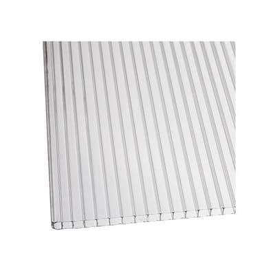 Poliwęglan komorowy 6mm bezbarwny płyta 105x200cm