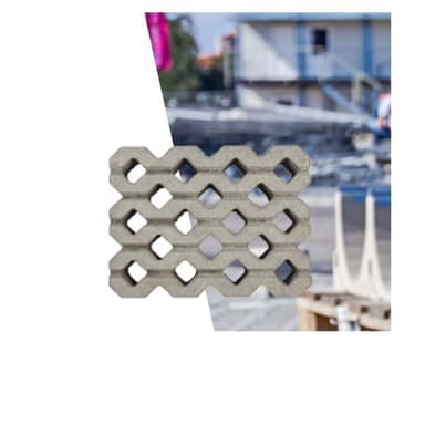 Kostka trawnikowa ażurowa 8x40x30 cm szara 8,33 szt/m2 11.52m2 96 szt