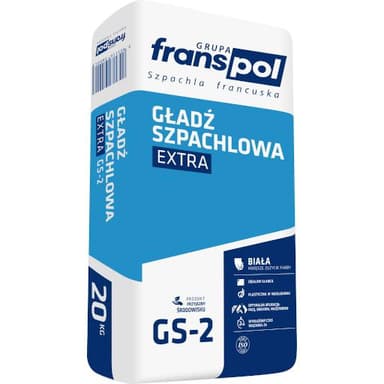 Gładź szpachlowa fast EXTRA GS-2 franspol 20kg