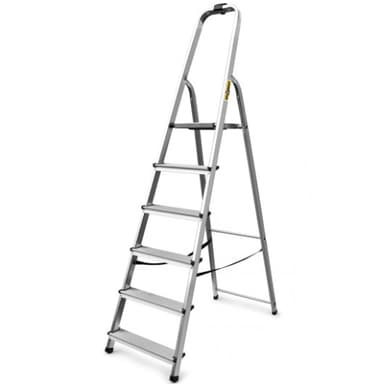 Drabina aluminiowa domowa 6 szczebli 120kg