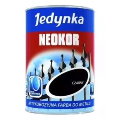 Farba NEOKOR+ czarny jedynka 1L