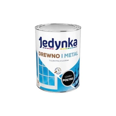 Farba JEDYNKA D/M Czarny 0,9L