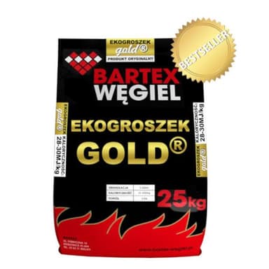 Węgiel groszek Gold Bartex 27-29MJ 25kg dawniej ekogroszek