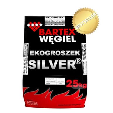 Węgiel groszek Silver Bartex 26-28MJ 25kg dawniej ekogroszek