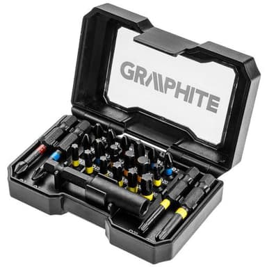 Komplet bitów udarowych torx, ph, hex zestaw 23szt