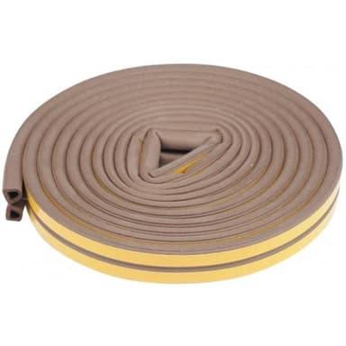 Uszczelka do okien i drzwi Typ D brązowa