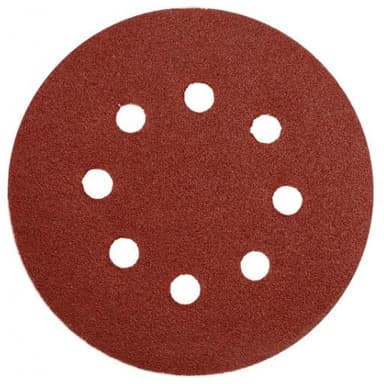 Krążek ścierny na rzep z otworami gr.60 125mm 5szt