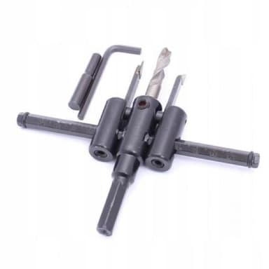 Otwornica do płyt g/k pcv 30-120mm