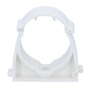 Uchwyt do rur zamknięty UZ 22 biały 5szt