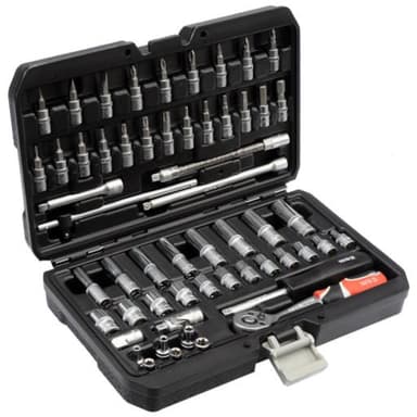 Zestaw narzędziowy 1/4 torx, ph, hex komplet 56szt