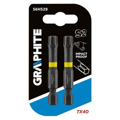 Końcówki wkrętakowe udarowe torx TX40x50mm 2szt bity