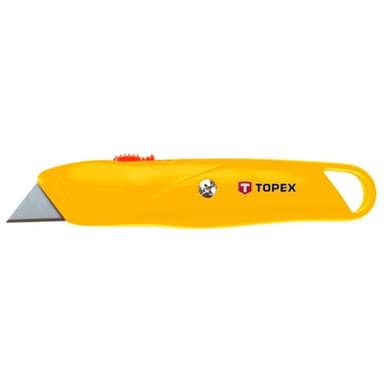 Nóż z ostrzem trapezowym metalowy korpus