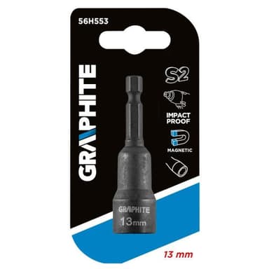 Nasadka udarowa magnetyczna 13x65mm