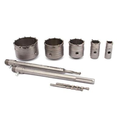 Wiertła koronowe do betonu 9cz. sds max otwornica