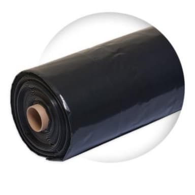 Folia budowlana czarna 3x4m grubosć 0,2mm 12m2