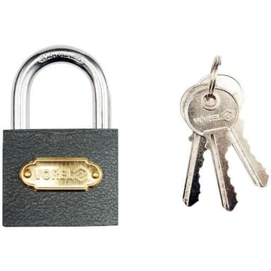 Kłódka żeliwna 32mm szara