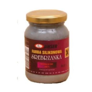 Farba termoodporna srebrzanka silikonowa 0,2l