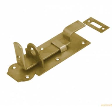 Zasuwka zamyk.z ryglem WYGIĘT.140