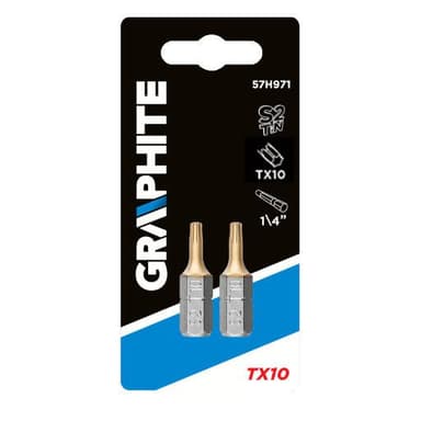 Końcówki wkrętakowe torx TX10x25mm 2szt bity