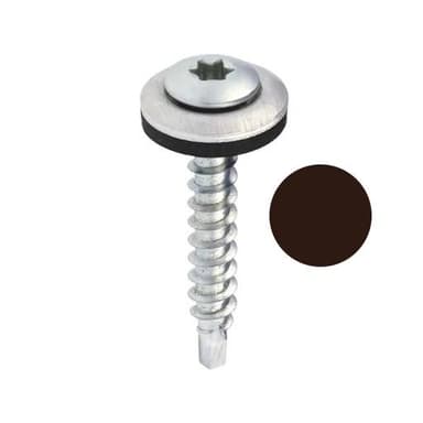 Wkręt DEKOR 4,8x35mm brązowy (RAL8017) 250szt