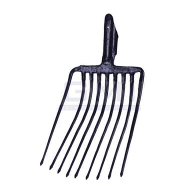 Widły 9-zębne do koksu i kamieni