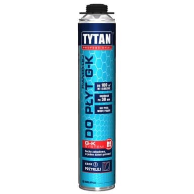 Pianoklej pistoletowy piana do płyt gipsowych 830ml