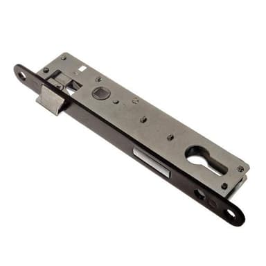 Zamek JANIA wąski wpuszczany zapadkowy na wkładkę 90/22mm