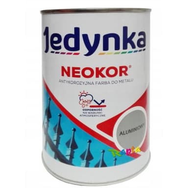 Farba NEOKOR+ aluminiowy szary 1L