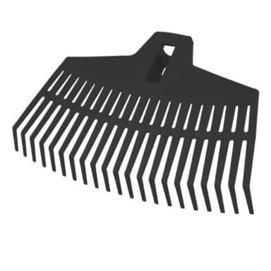 Grabie wachlarzowe z tworzywa 390/21 zębów bez trzonk