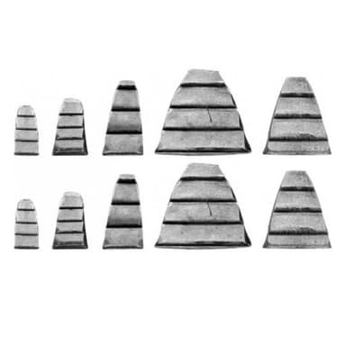 Kliny do młotków kpl 10szt