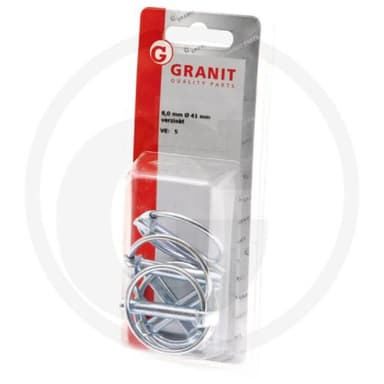 Zestaw zawleczek zatrzaskowych 4,5x41x47mm 5szt