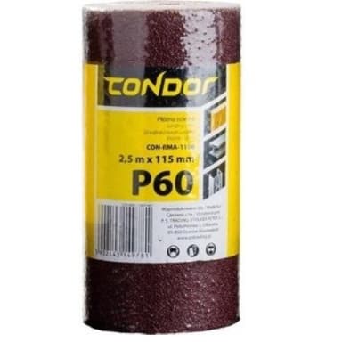 Płótno ścierne rolka 2,5mx115mm P60