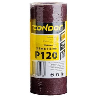 Płótno ścierne rolka 2,5mx115mm P120