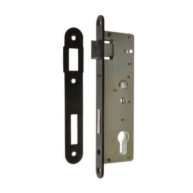 Zamek wąski wpuszczany zapadkowy na wkładkę 72/34mm prawy