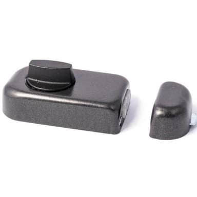 Zamek nakładany ATOM 50mm ŁUCZNIK grafit