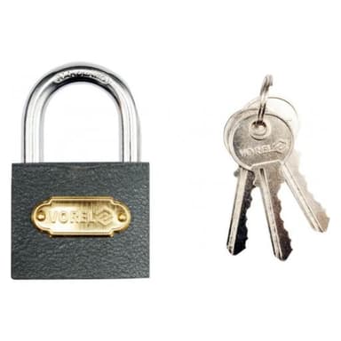 Kłódka żeliwna 38mm szara