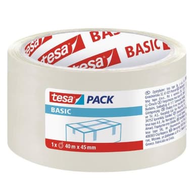 Taśma pakowa bezbarwna basic tesa 45mmx40m