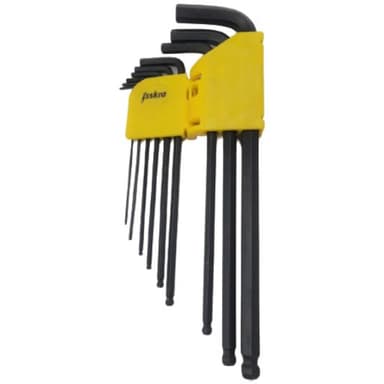 Komplet imbus kulowy czarny hex zestaw 1,5-10 9szt