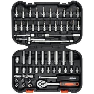 Komplet narzędziowy 1/4" zestaw 56 szt