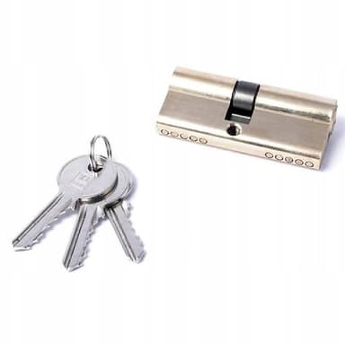 Wkładka bębenkowa 30/40 WY500 klucz-klucz mosiądz